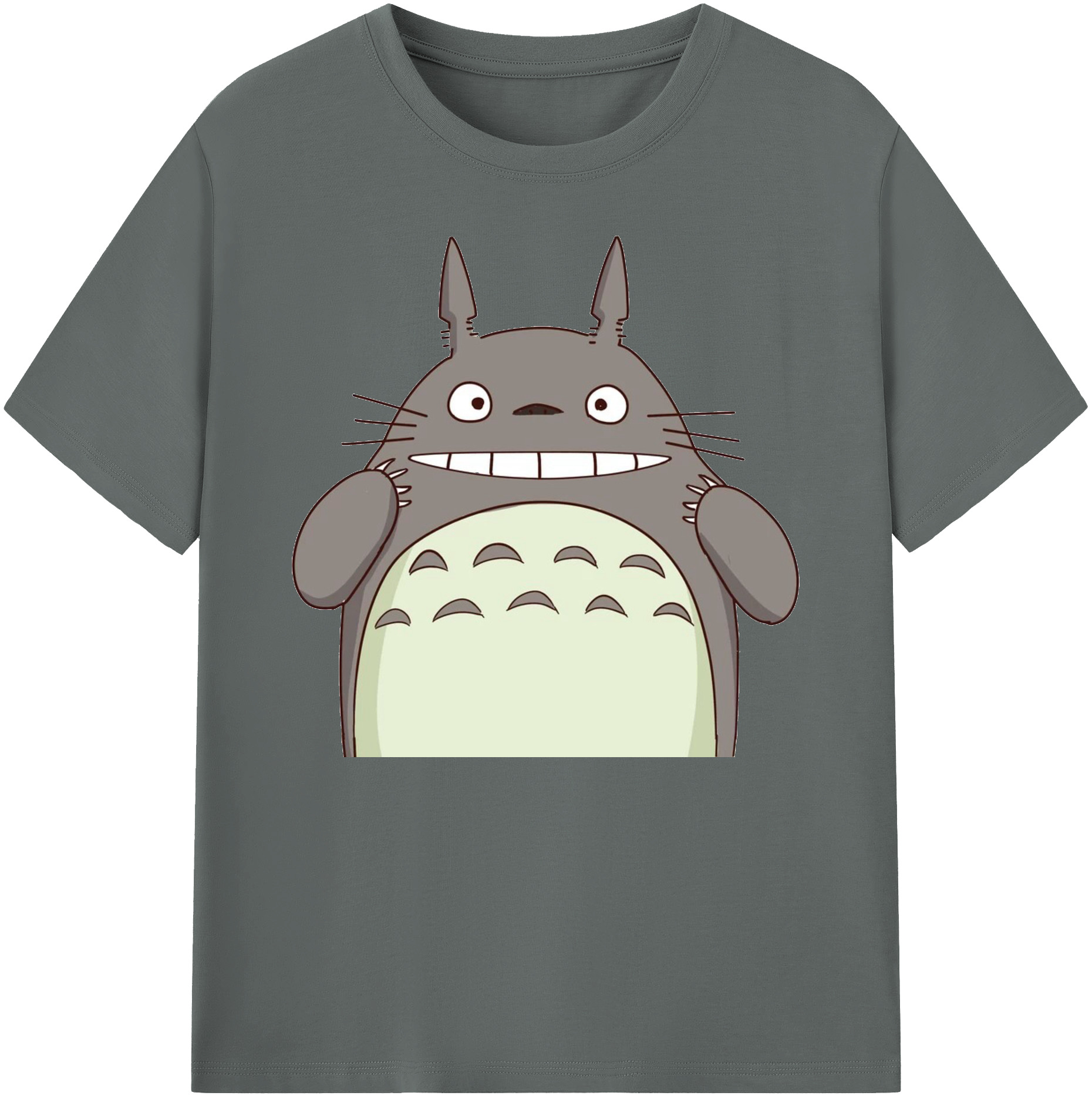 （画像用） となりのトトロ 草壁メイ 草壁サツキ My Neighbor Totoro Satsuki Kusakabe Mei Kusakabe 綿100％ メンズ半袖Tシャツ｜肌触りやわらか＆通気性